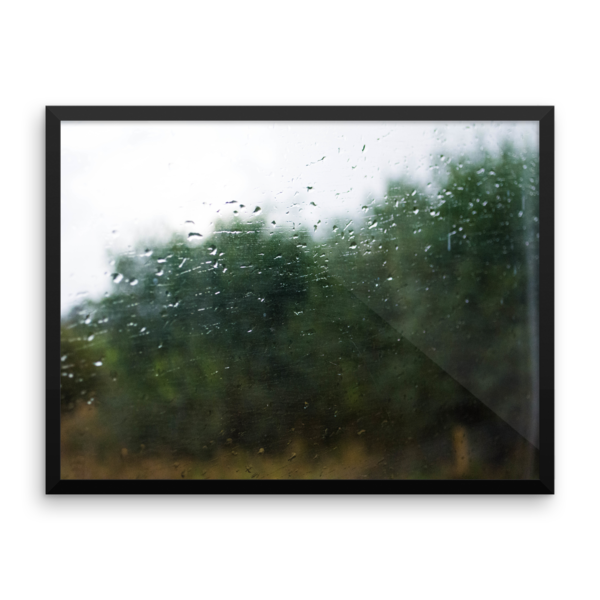 Rain on a Train Window 1